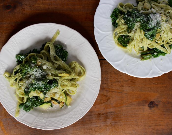 Mighty Green Pesto Pasta